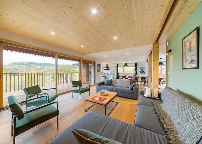 Chalet L\'Urson, Spacieux, Jacuzzi, Hammam Et Sauna