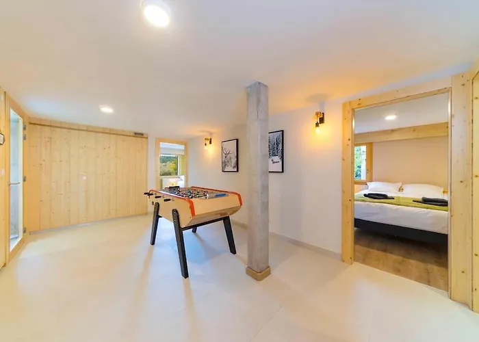 Chalet L\'Urson, Spacieux, Jacuzzi, Hammam Et Sauna