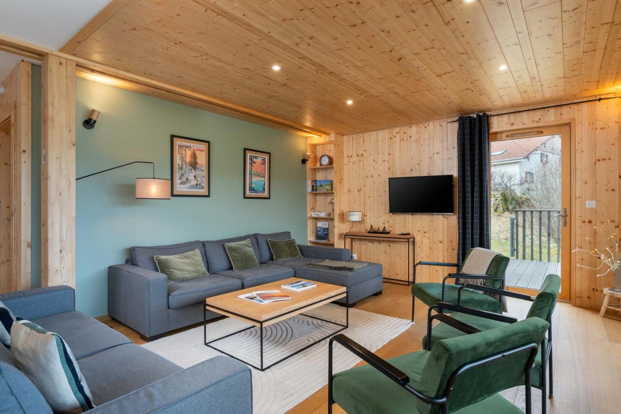 Chalet L'urson, Spacieux, Jacuzzi, Hammam Et Sauna